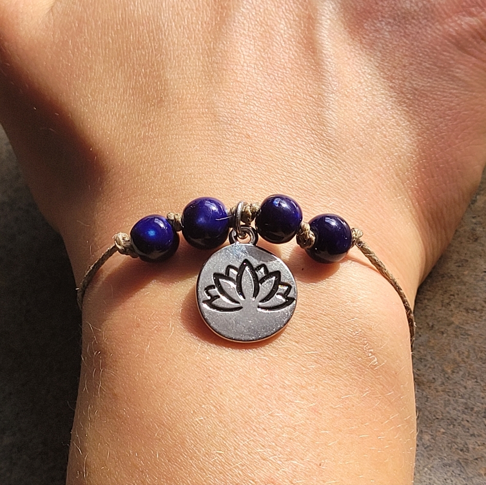 🖤3/$50 Lotus Flower Boho Handmade Bracelet